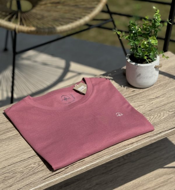 Tshirt - Antique Rose Logo Blanc