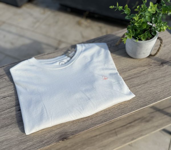 Tshirt Crème Logo Corail